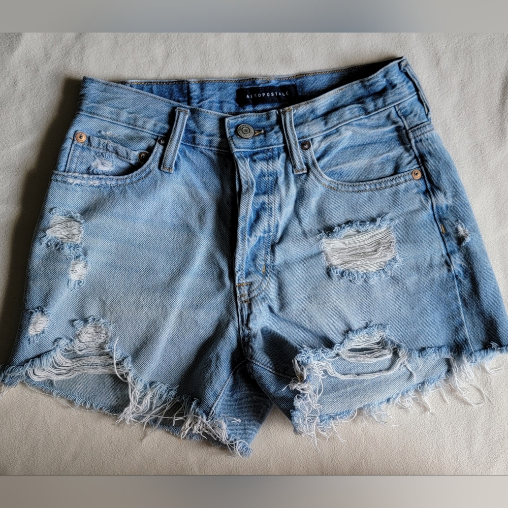 Denim shorts, size 2